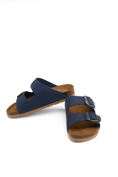 Eren Premium Ortopedik Deri Terlik