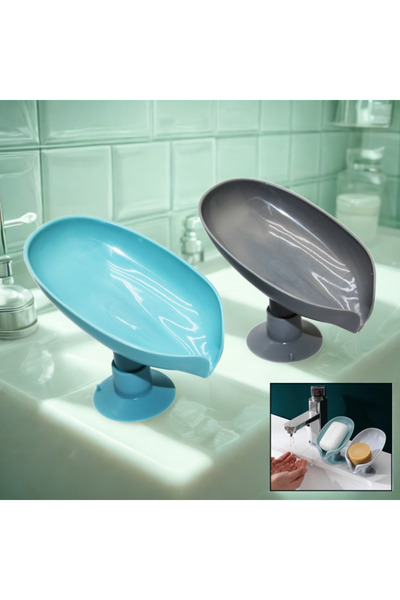 Invella Express Vantuzlu Su Giderli Katı Sabunluk - Lavabo ve Duş için Pratik...