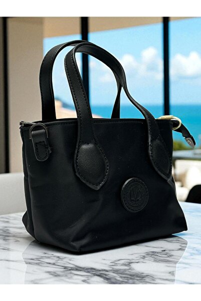 Levidor Satin Fabric Hand and Shoulder Bag Vs.Blkt.0587