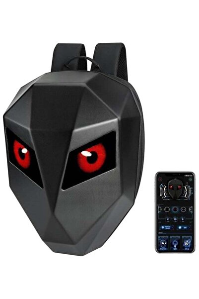 Shopit حقيبة ظهر للدراجات النارية مزودة بإضاءة LED ومقاومة للماء وحقيبة كمبيو...