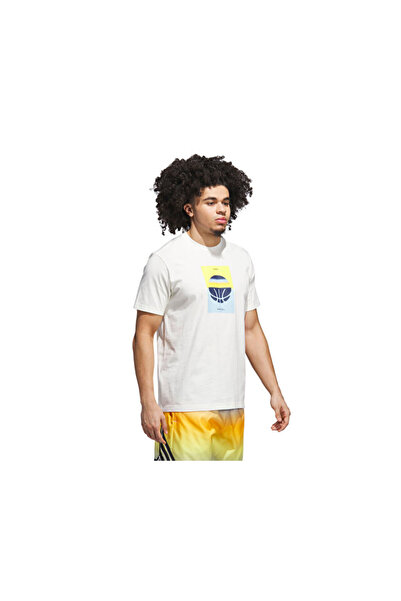 adidas Μπλουζάκι μπάσκετ Dawn2Dusk Tee 3 για άνδρες JX1747 Λευκό