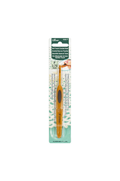Clover Soft Touch Crochet Hook Yumuşak Saplı Yün Tığ 3.75 mm
