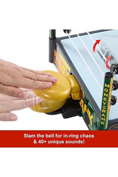 mattel مجموعة لعب WWE Money In The Bank Cash‑In Ring من JGR83 (للأعمار من 6 سنوات فما فوق)