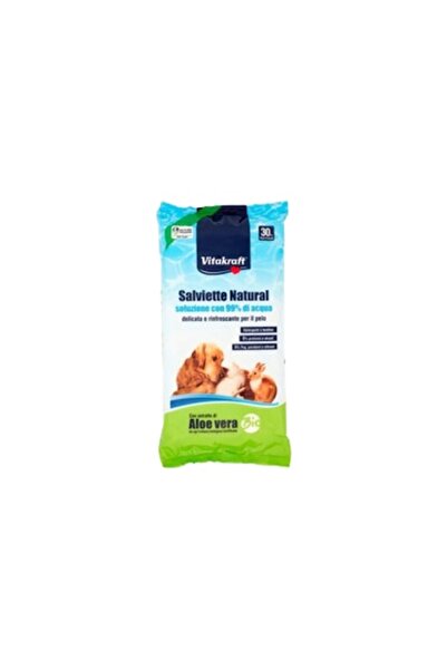 Vitakraft Servetele umede pentru animale Vitakraft, delicate cu aloe vera, 30 bucati