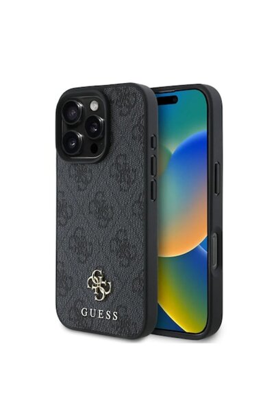 FİL Husă de protecție pentru iPhone 16 Pro, G50, piele sintetică, culoare înc...