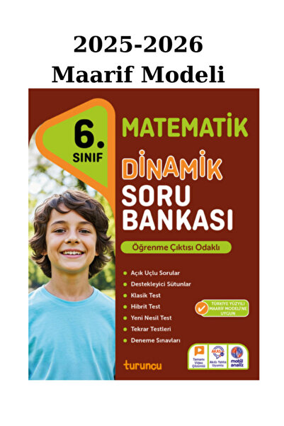 Tudem Yayınları Tudem Yayaınları 6. Sınıf Matematik Dinamik Soru Bankası 2025...