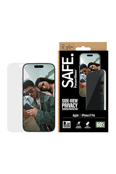 Panzer Glass واقي شاشة آمن فائق الاتساع لهاتف iPhone 17 Pro - الخصوصية