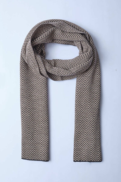 Sebir Moda Herringbone Patterned Knitwear Mother-Child Set Scarf (40X180 and 30X140Cm)