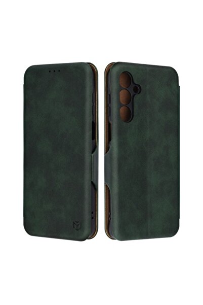 Danex Husă de protecție pentru Samsung Galaxy A16 4G/A16 5G, A75, piele, verd...