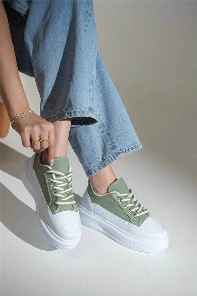 Hvz Trend Linen Sneaker Women's Thick Sole Comfortable Casual Shoes