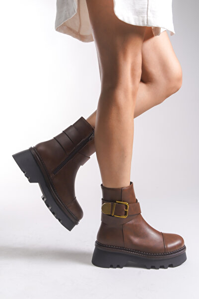 Riccon Heillanae Kadın Tokalı Postal Bot 00122001 Taba