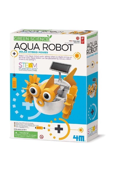 4M مجموعة أنشطة تعلم علوم الروبوتات المائية الخضراء