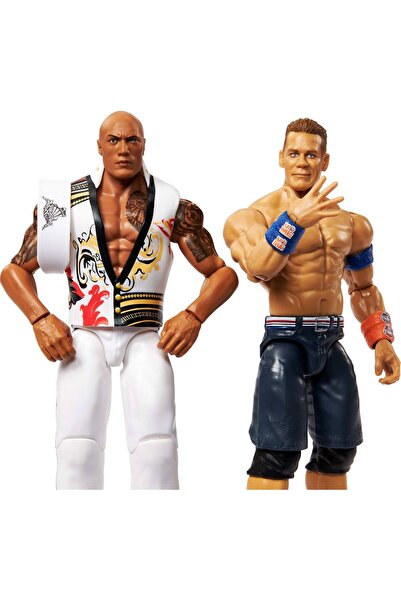 mattel WWE Main Event Showdown The Rock vs John Cena 2‑Pack JGD62 – Ages 6+