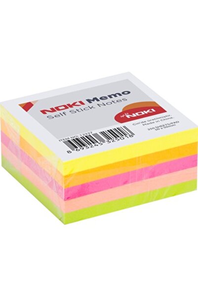 Noki Χαρτί σημειώσεων Memo Neon Cube αυτοκόλλητο 250 φύλλα 50 x 50 mm