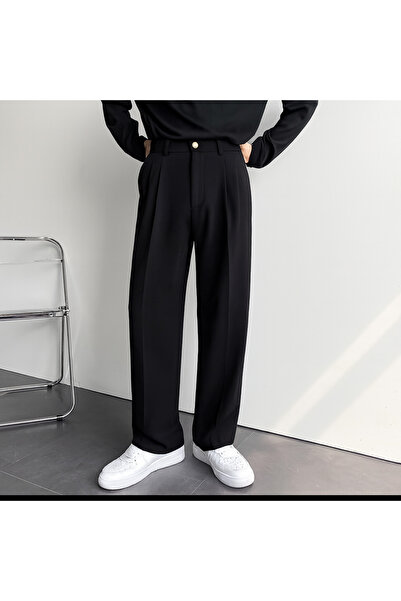 town walker Erkek Baggy Kumaş Pantolon Old Money