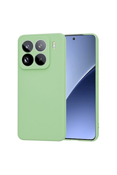 FİL Husă de protecție pentru Xiaomi 15 Pro, A41, pânză, verde mentă și noroc
