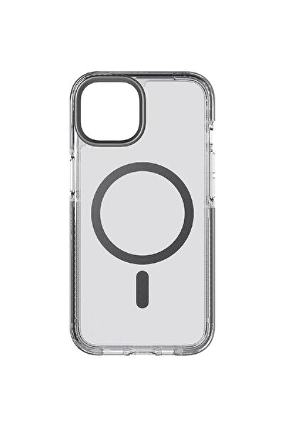 Tech 21 غطاء خلفي من إيفوكريستال مع ماج سيف لهاتف آيفون 14 - أسود جرافيت