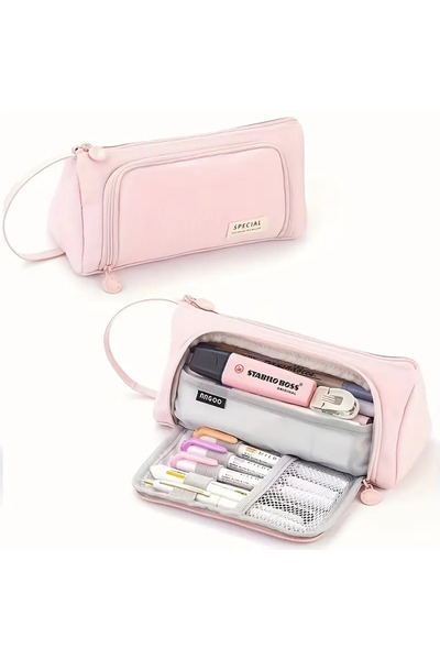 CEDAN Cutie de creioane din pânză Oxford de mare capacitate Suport pentru pix...