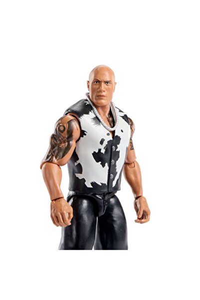 mattel شخصية مجسمة من سلسلة الأحداث الرئيسية WWE The Rock - Mattel، للأعمار من 6 سنوات فما فوق