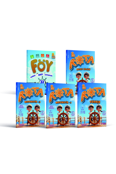 Artıbir Yayınları 2. SINIF ROTA SET (5 KİTAP) TÜRKÇE + MATEMATİK 1 + MATEMATİ...