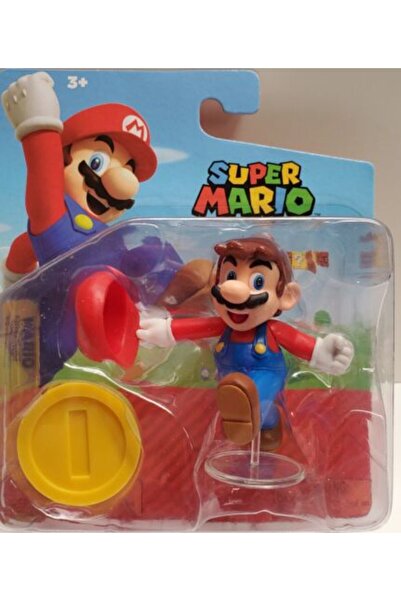 Jakks Pacific Super Mario with Coin Action Figure Collectible Jakks 2.5 inches