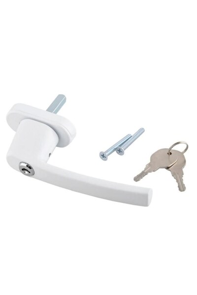 SOLIDON Mâner pentru fereastră PVC cu încuietoare, SOLIDON, 2 chei, model uni...