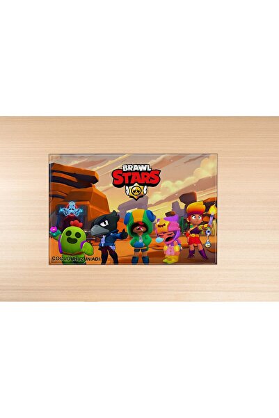 Razz Moda BRAWL STARS OYUN KARAKTER DESENLİ ERKEK ÇOCUKLAR İÇİN BESLENME ÖRTÜSÜ