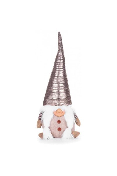 Strend Pro Χριστουγεννιάτικη διακόσμηση, νάνος με κοντά πόδια, ασημί και γκρι...