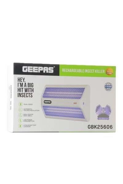 Geepas قاتل الحشرات مع بطارية قابلة لإعادة الشحن