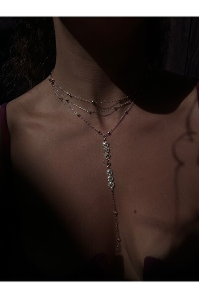 pop up store Zirkon Taş Nazar Boncuklu kolye