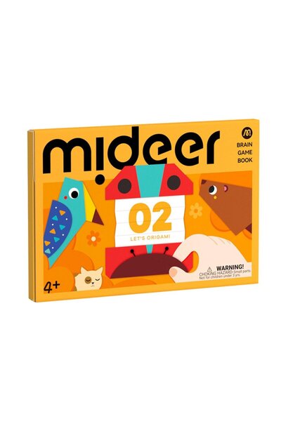 Mideer كتاب ألعاب الذكاء: أنشطة الأوريغامي 2. مستوى