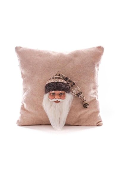 Magic Home Pernă decorativă cu Moș Crăciun, 30x30 cm, MAGIC HOME