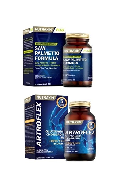 Nutraxin Saw Palmetto Formula 60 Tablet + Artroflex 90 Tablet