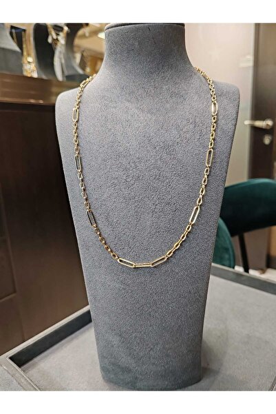 Berr Diamond 14 AYAR ALTIN İTALYAN ATAŞ ZİNCİR KOLYE