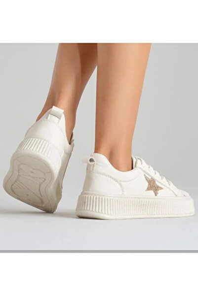 REALMİNE 305 - Smart Orthopedic Sole - Star Detail - Comfortable - Women's Sports Shoes