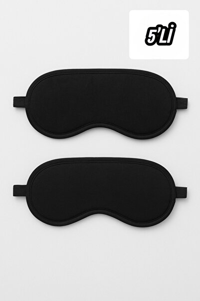 Febros 5'li Işığı Geçirmez Yumuşak Rahat Uyku Bandı Uyku Gözlüğü Araba Ev Ofi...