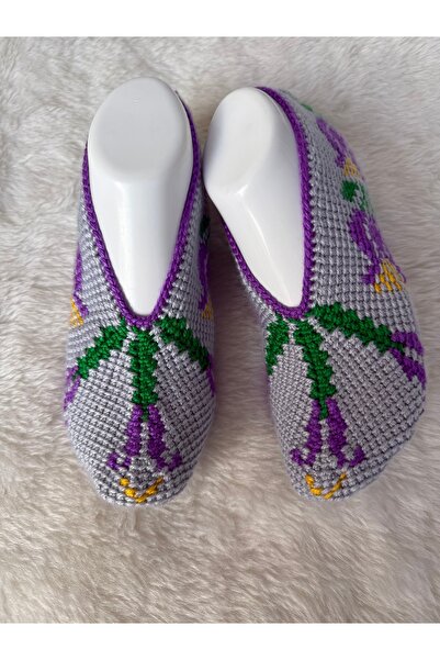 ekonomik örgüler El Örgüsü Tunus İşi Çeyizlik Patik