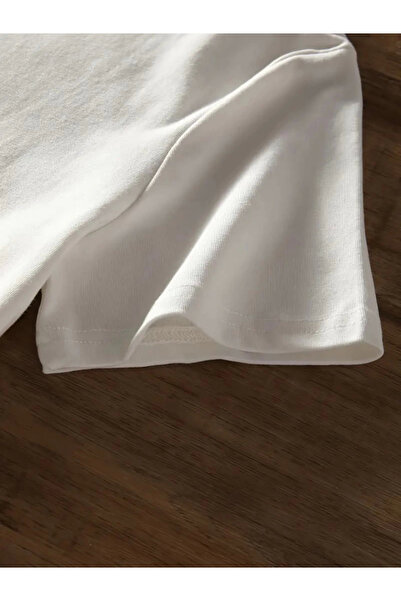 Asil Acar Home Printed Oversize Crew Neck T-Shirt - White