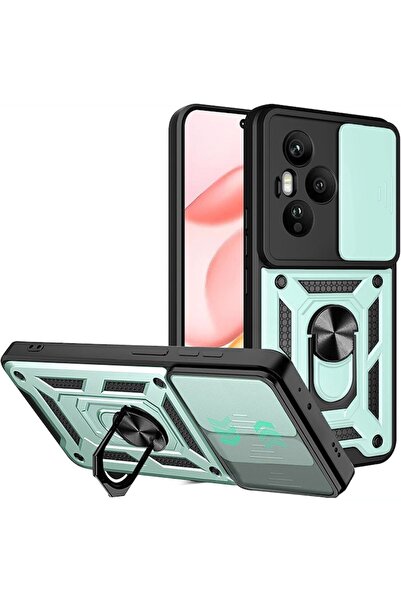 Tim High-Protection Case for Honor 400 Pro, Q52, Thermoresistant Plastic, Green Forest