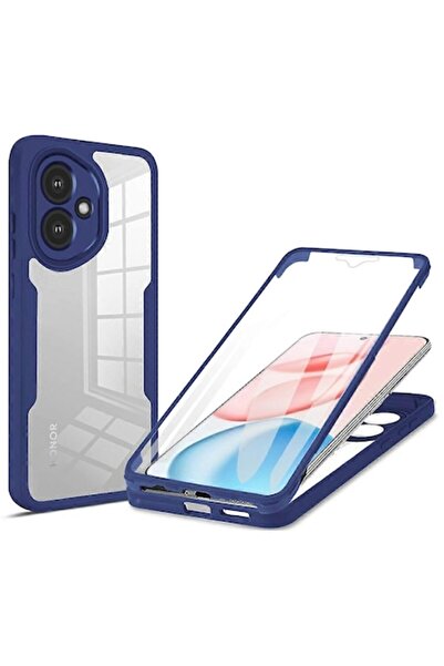 Danex Protective Case for Honor 400 + Screen Protector, T24, Acrylic, Blue