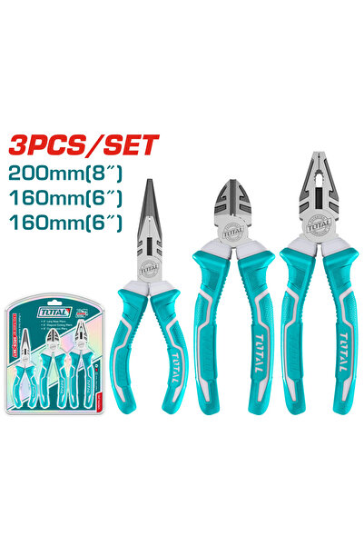 TOTAL 3 Pcs pliers set THT1K0301