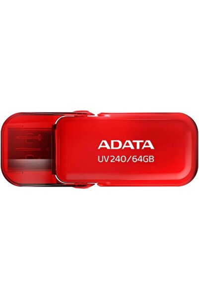 Adata Unitate USB UV240, 64 GB, USB 2.0, Roșu