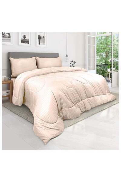 Generic طقم لحاف بديل من فندق لينين كلوب داون - نسيج مايكروفايبر ناعم للغاية ...