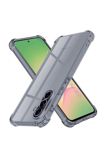 Danex Carcasă de protecție pentru Samsung Galaxy A56 5G (T71), gel TPU, culoare fumuriu închis