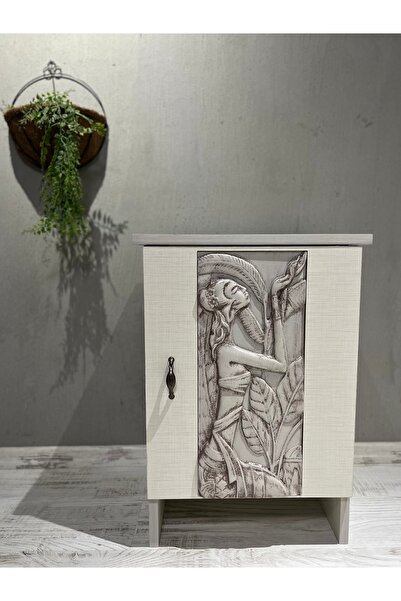 Store Nefertari’nin Sırrı – Oyma Ahşap Komodin Kişiye özel Tasarım