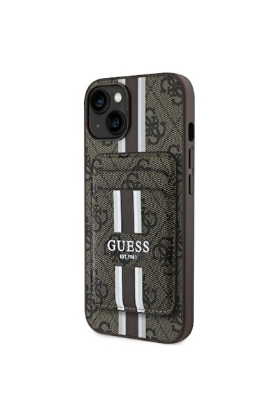 SOFAL Husă pentru iPhone 15, O59, piele, maro