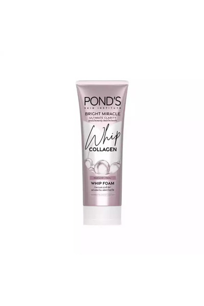 Ponds غسول الوجه الرغوي برايت بيوتي بسيروم الكولاجين و الورد