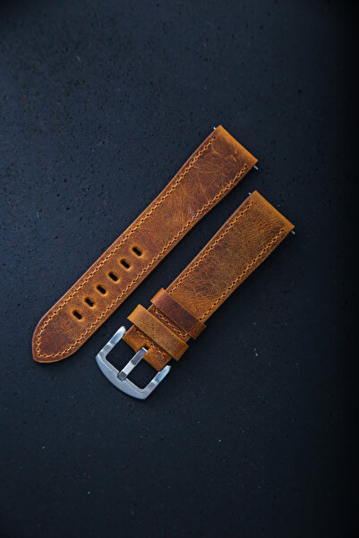 DXL Hakiki Deri 22mm Akıllı Pimli Saat Kordonu