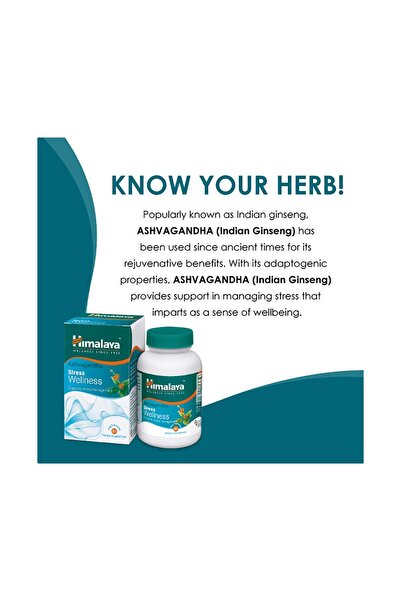 Himalaya STRESS WELLNESS "ASHVAGANDHA"CAPSULES 60"S"