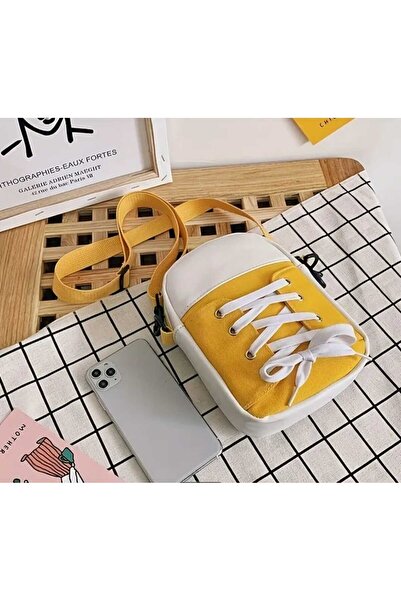 kho military design Korean Style Canvas Strap Women's Bag Yellow Color